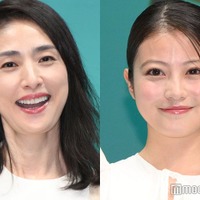 「キリンビール 晴れ風」大ヒット御礼発表会に登壇した天海祐希、今田美桜（C）モデルプレス