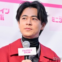 「バレンタインジャンボ宝くじ」発売記念イベントに出席した成田凌（C）モデルプレス