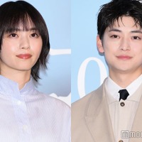 映画「少年と犬」完成披露試写会に出席した西野七瀬、高橋文哉