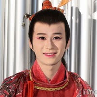 JAPAN THEATER『SEIMEI』初日前会見に出席に出席した嶋崎斗亜（C）モデルプレス