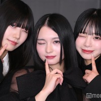 モデルプレスのインタビューに応えた奥田彩友／SWEET STEADY、桐原美月／CANDY TUNE、増田彩乃／CUTIE STREET（C）モデルプレス