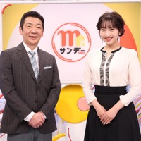 宮根誠司、藤本万梨乃アナウンサー（C）フジテレビ