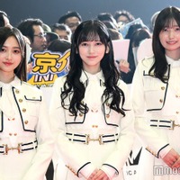 「MTV VMAJ Pre-Show」のレッドカーペットに登場した井上和、池田瑛紗、五百城茉央（C）モデルプレス