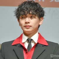 「いつか、ヒーロー」制作発表会見に出席した宮世琉弥（C）モデルプレス