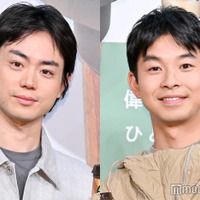 「マウントレーニア」新CM発表会に出席した菅田将暉、仲野太賀（C）モデルプレス