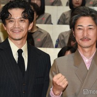 「フロントライン」キックオフイベントに出席した小栗旬、窪塚洋介（C）モデルプレス