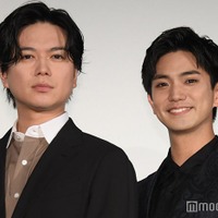 「MIRRORLIAR FILMS Season7」完成披露舞台挨拶に出席した加藤シゲアキ、正門良規（C）モデルプレス