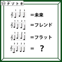 クイズです！「音符が示す言葉とは？」例を見ながら法則を考えましょう！！【難易度LV４.・辛口】