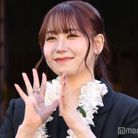 実写映画「リロ&スティッチ」大ヒット祈願イベントに登壇したMOMONA(笠原桃奈)(C)モデルプレス