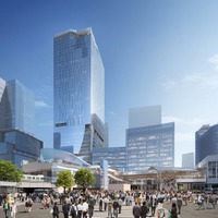 スクランブル交差点からの視点イメージパース/提供画像