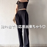 全身【ユニクロ】上下で4,490円なのにこの完成度！ブラック×とろみ素材が叶える大人の都会モノトーン【40代の毎日コーデ】