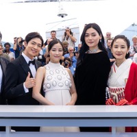 三浦友和、松下洸平、広瀬すず、カミラ・アイコ、吉田羊/カンヌ映画祭フォトコールより(C)Kazuko Wakayama