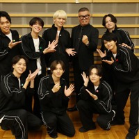 (上段左から)原嘉孝、松島聡、篠塚大輝、長谷川忍、菊池風磨(下段左から)寺西拓人、猪俣周杜、橋本将生、佐藤勝利(C)フジテレビ