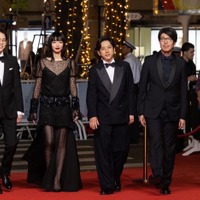 平瀬謙太朗、小松菜奈、二宮和也、川村元気監督「8番出口」レッドカーペットの様子(C)Kazuko Wakayama