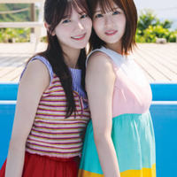 日向坂46河田陽菜&松田好花、ノースリーブの衣装で爽やかに！“ひなこの”コンビがフレッシュに魅せる