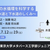 東大ジュニア講座「都市の水循環を科学する ~上水道と下水道のしくみ~」