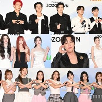 (上段)ENHYPEN(中段)aespa、チャン・グンソク、レイ&ジュヨン(下段)NiziU/「ASEA 2025 Presented by ZOZOTOWN」(C)モデルプレス