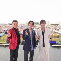 田原俊彦、亀梨和也、岩田剛典(C)日本テレビ