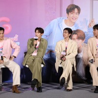 マーチ=チュターウット・パッタラガムポン、向井康二、ユド=タンタット・ターリンピロム、フルーク=ナタット・シリポントーン(C)datinggame2025