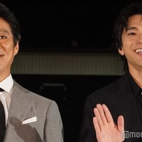 映画「木の上の軍隊」東京完成披露上映会に出席した堤真一、山田裕貴(C)モデルプレス