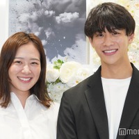 イベントに出席した西山真央、中道理央也(C)モデルプレス