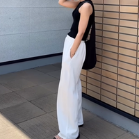 大人気【ユニクロ】ワイドスウェットパンツ。オシャレな人が購入しているカラーとは【40代の毎日コーデ】