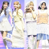 FRUITS ZIPPER/(左から)松本かれん、真中まな、早瀬ノエル、仲川瑠夏、鎮西寿々歌、櫻井優衣(C)モデルプレス