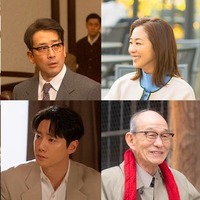 (左上から)蒼井優、迫田孝也、優香、中島瑠菜(左下から)神野三鈴、イ・ジュニョン、笹野高史(C)2025映画「TOKYOタクシー」製作委員会