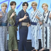 M!LK(左から)塩崎太智、山中柔太朗、佐野勇斗、曽野舜太、吉田仁人(C)モデルプレス