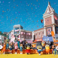 ミニオン・パークプレスプレビュー&セレモニーの様子/画像提供:ユニバーサル・スタジオ・ジャパン
