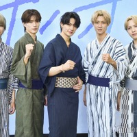 M!LK(左から)塩崎太智、山中柔太朗、佐野勇斗、曽野舜太、吉田仁人(C)モデルプレス