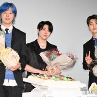 Mrs. GREEN APPLE(左から)藤澤涼架、大森元貴、若井滉斗(C)モデルプレス