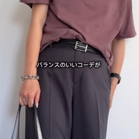 サイズにもこだわりを！【ユニクロ】クルーネックTをオシャレに着こなす方法【40代の毎日コーデ】