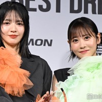 「スニーカーベストドレッサー賞2025」女性アーティスト部門を受賞したFRUITS ZIPPER/鎮西寿々歌、櫻井優衣(C)モデルプレス