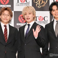 「TOKYO GENERATIONS COLLECTION」記者会見に出席した小森隼、白濱亜嵐、片寄涼太(C)モデルプレス