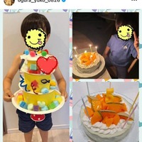 小倉優子、“おしゃべりで社交的”三男の5歳バースデーSHOTを公開「ハグしては泣いて…」