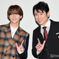 「映画 おっさんのパンツがなんだっていいじゃないか！」感謝御礼舞台挨拶に登壇した中島颯太、原田泰造（C）モデルプレス
