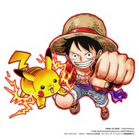 ルフィとピカチュウ/尾田栄一郎氏(提供写真)