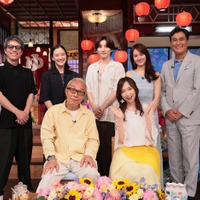 (後列)田村淳、蒼井優、京本大我、谷まりあ、石原良純(前列)所ジョージ、森口博子(C)日本テレビ