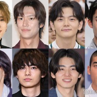 (上段左から)許豊凡/ナ・イヌ/齋藤潤/山時聡真(下段左から)別府由来/豊田裕大/井内悠陽/日高由起刀(C)モデルプレス