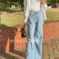 肌見せを控えながら涼しくて爽やか。【ユニクロ】「シアーシャツ」は大人の夏コーデに使えます！【40代の毎日コーデ】