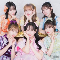 FRUITS ZIPPER／（上段左から）鎮西寿々歌、早瀬ノエル、真中まな（下段左から）仲川瑠夏、松本かれん、櫻井優衣※月足天音は不在（C）モデルプレス