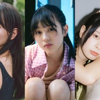 河村ここあ（C）SAKAI DE JUN／週刊プレイボーイ、宮迫翠月（C）三森いこ／週刊プレイボーイ、小國舞羽（C）上村 窓／週刊プレイボーイ