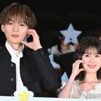 「隣のステラ」完成披露舞台挨拶に出席した八木勇征、福本莉子(C)モデルプレス