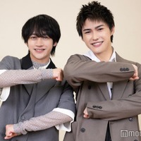 「あの夏、君と出会えて~幻の甲子園で見た景色~」のインタビューに応じた藤井直樹、岡崎彪太郎(C)モデルプレス