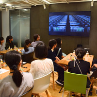 女子中高生向けオフィスツアー「最先端のAIがもたらす未来を探ろう！「誰にも解決できない課題」に挑む、エヌビディアとその魅力とは？」のようす