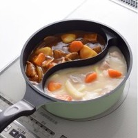 【同時に２品以上調理できる「仕切られ鍋」が有能すぎる！】「たった１つの鍋」でおかず３品、パスタ＆ソースなどを同時進行クッキング！「光熱費も手間も節約できる♪」「セール待ってた！」≪Amazon今トク情報≫