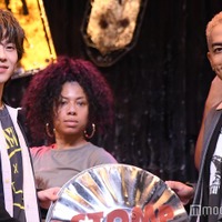 「STOMP ストンプ」初日囲み取材会に出席した末澤誠也、草間リチャード敬太（C）モデルプレス