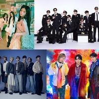 (上段左から)アイナ・ジ・エンド、ILLIT、Snow Man、なにわ男子(下段左から)ねぐせ。、BE:FIRST、Mrs. GREEN APPLE、M!LK(提供写真)