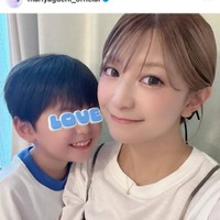 矢口真里、3歳次男は“歌うま画伯”！ほっこりSHOTに反響「センスあるね」「素敵すぎる」